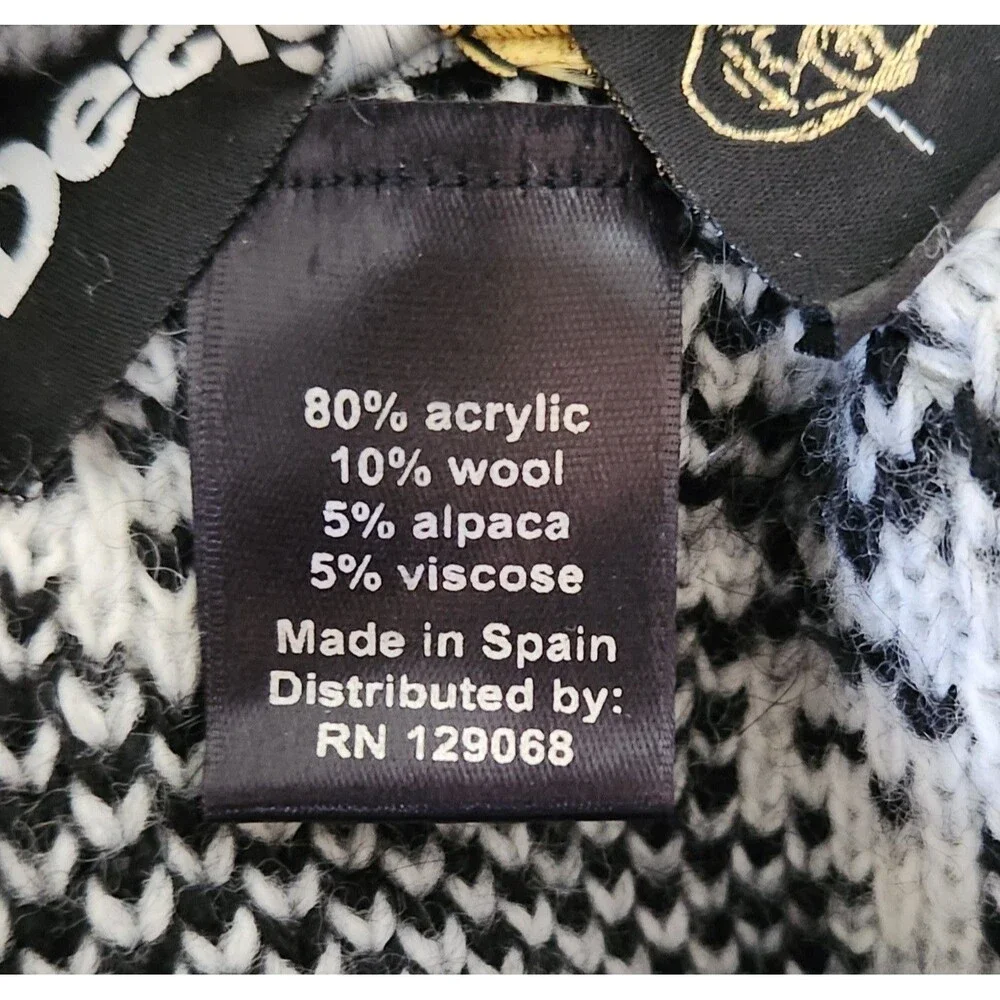 Desigual by Christian Lacroix Women's Sweater Size L Pullover Cowl Neck EUC - Picture 6 of 7